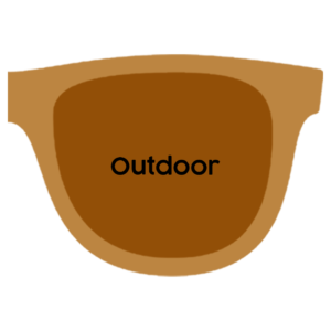 Brown Outdoors, Clear Indoors